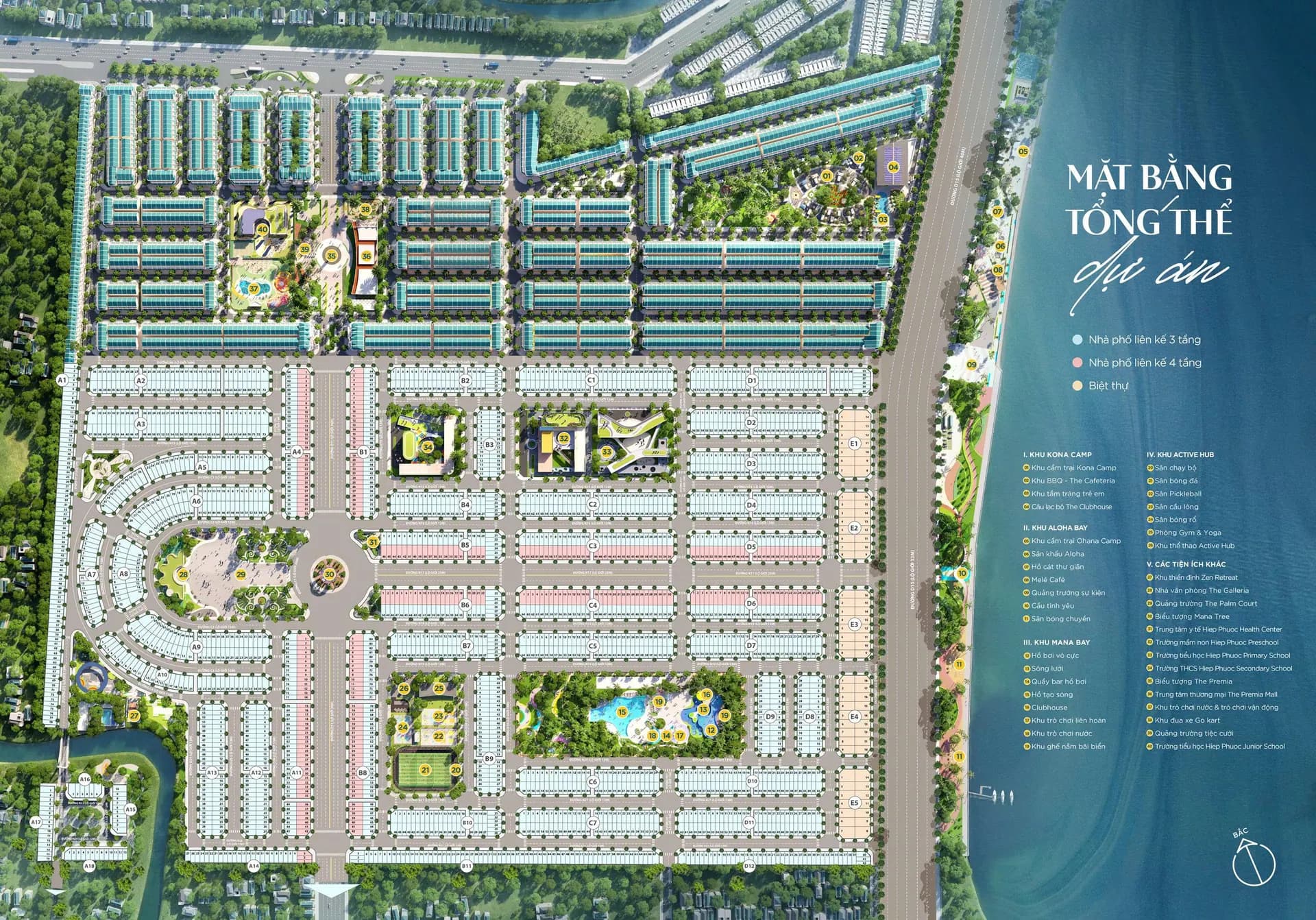 Mặt bằng tổng thể dự án Hiep Phuoc Premia