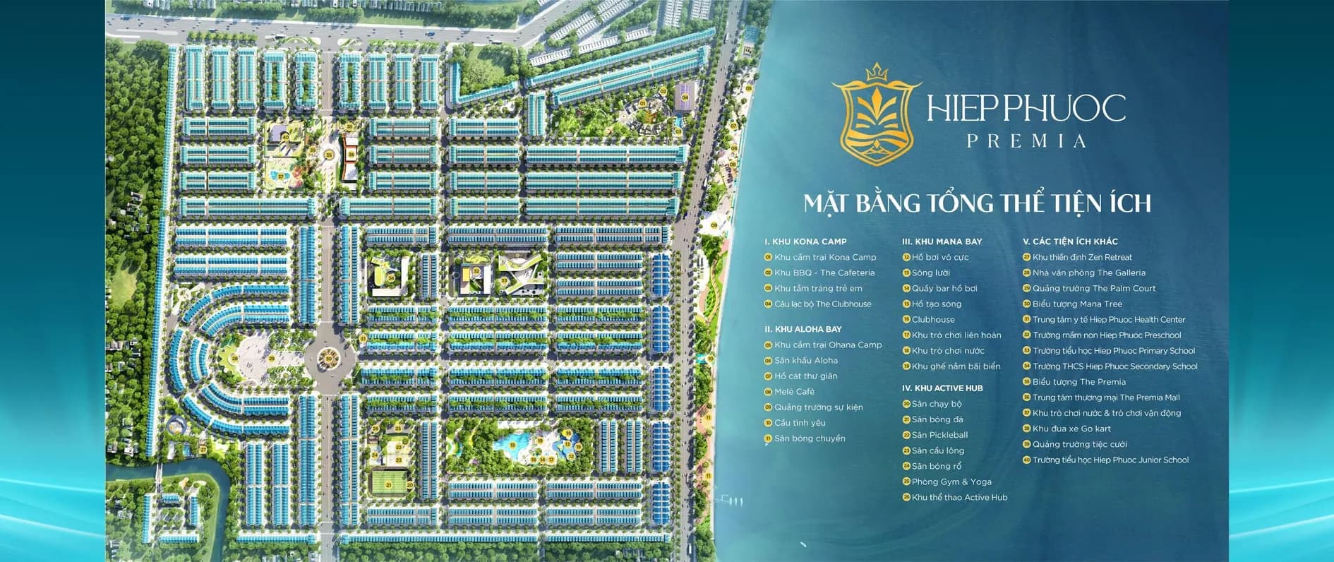 Mặt bằng phân lô và tiện ích dự án